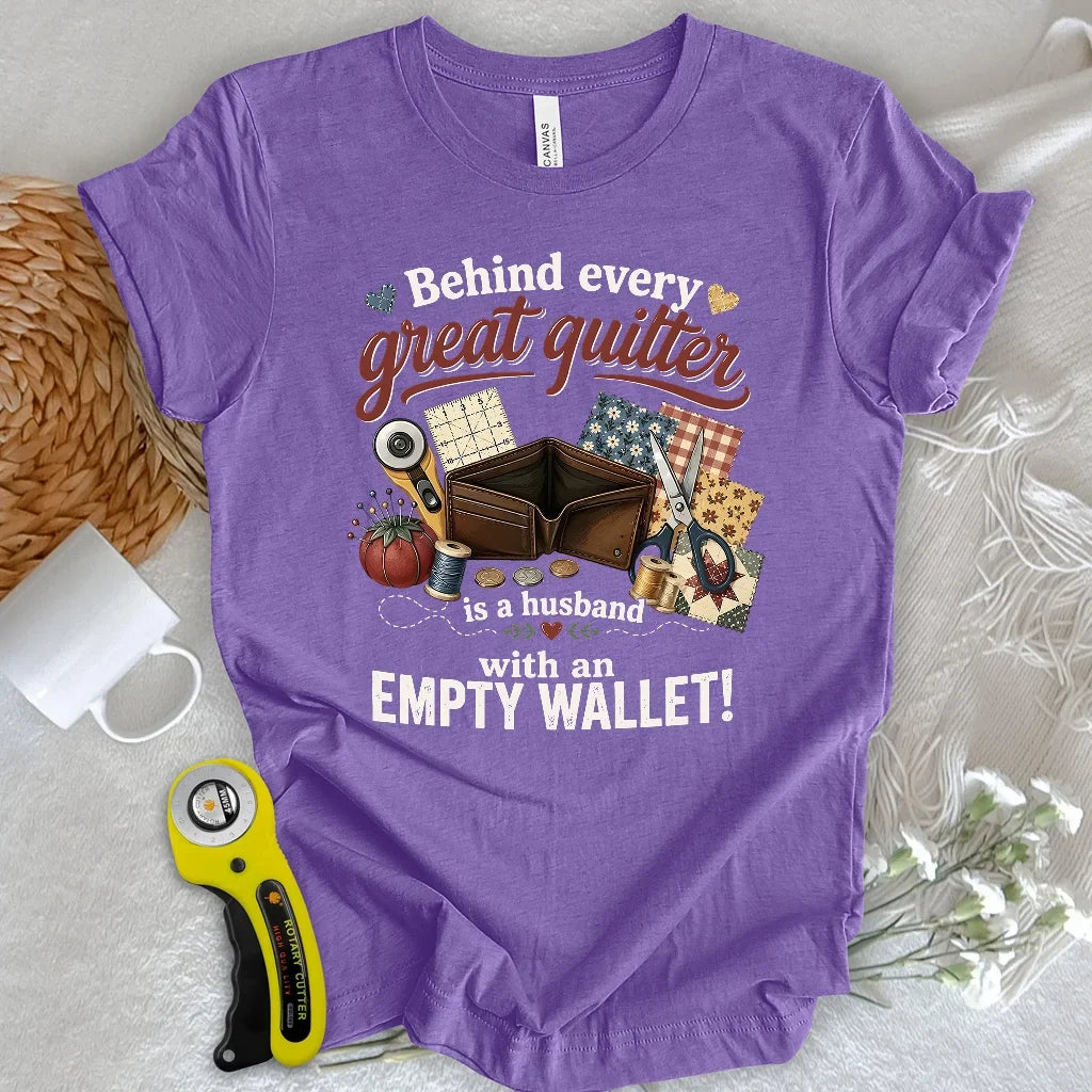 Stitched with Love, Paid by Him T-Shirt