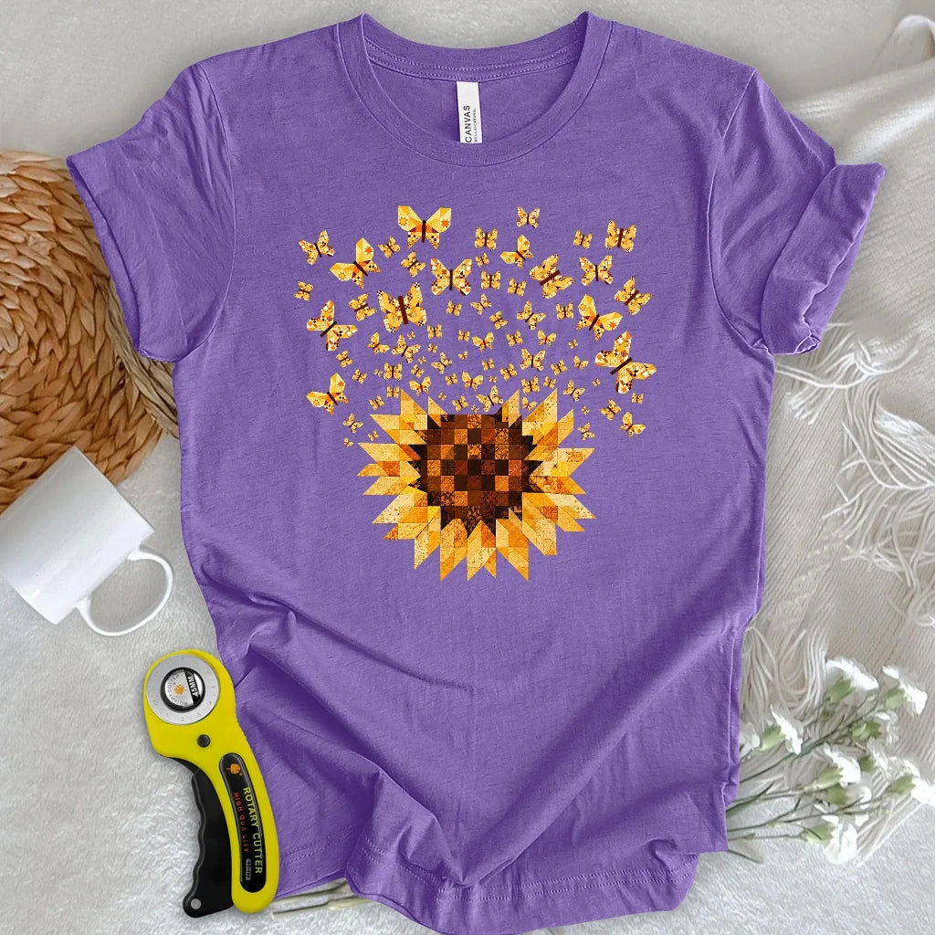 Sunflower Magic Quilt Bloom T-shirt