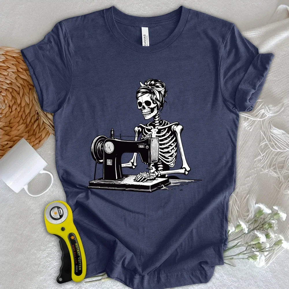 Quilting Skeleton T-shirt