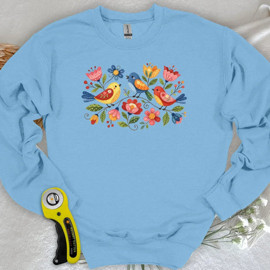 Appliqué Garden Sweatshirt