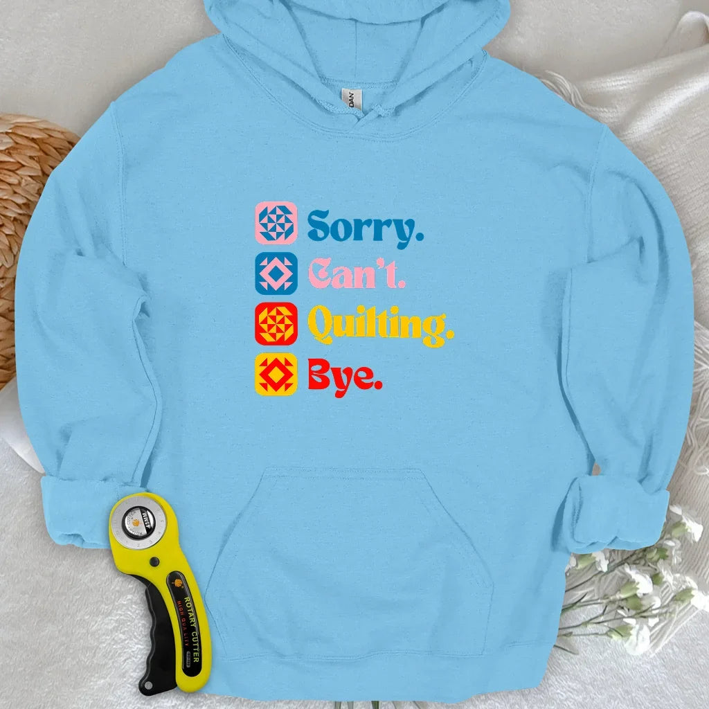 Can't Quilting Hoodie