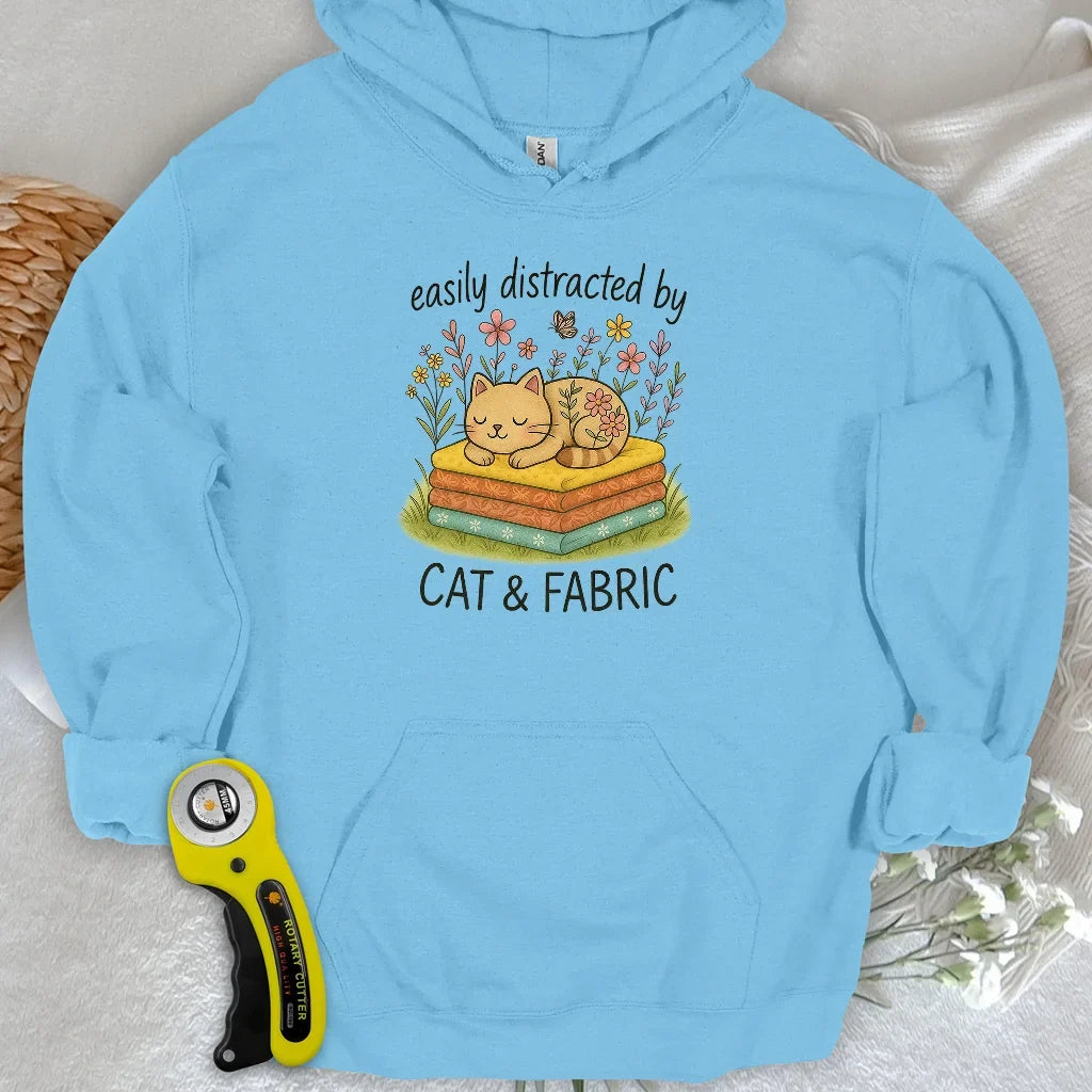 Cat Nap for Quilters Hoodie