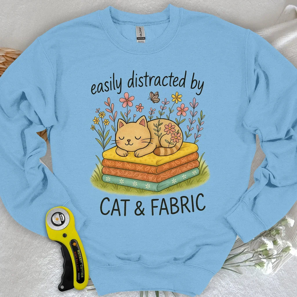 Cat Nap for Quilters Sweatshirt