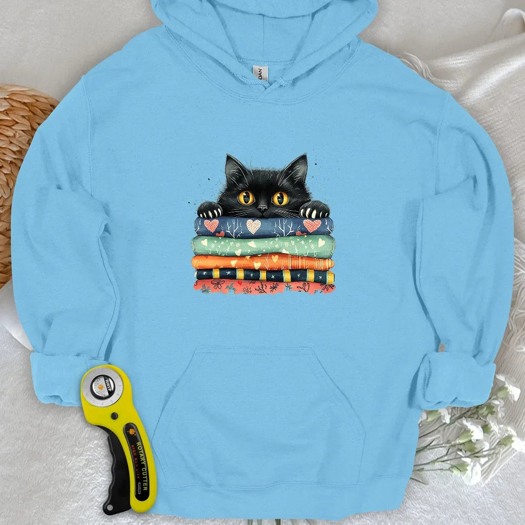 Cat On The Fabric Hoodie