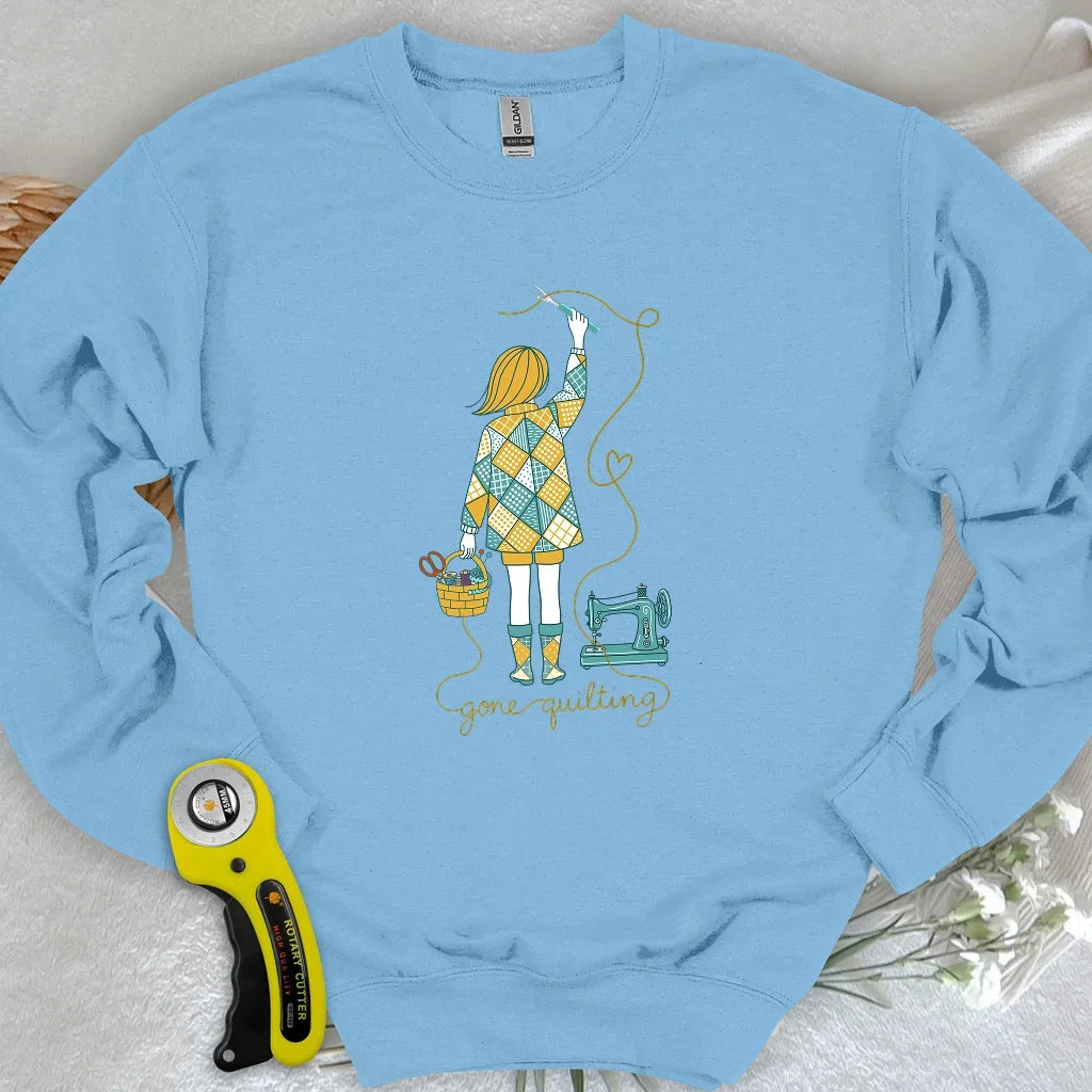 Gone quilting Sweatshirt