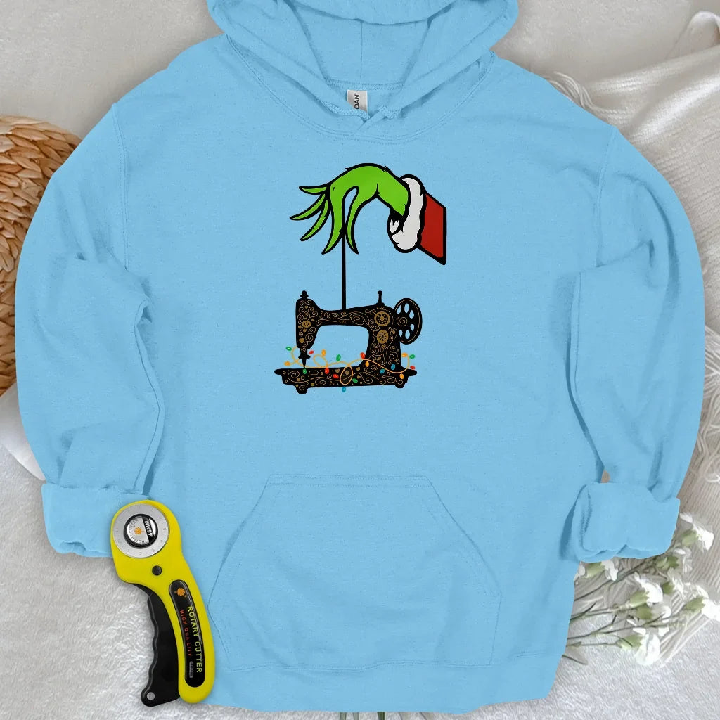 Grinch Stole Stitches Hoodie