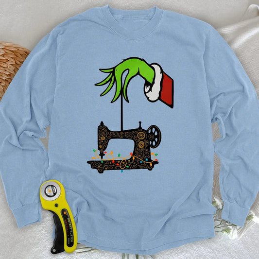 Grinch Stole Stitches Long Sleeve T-shirt