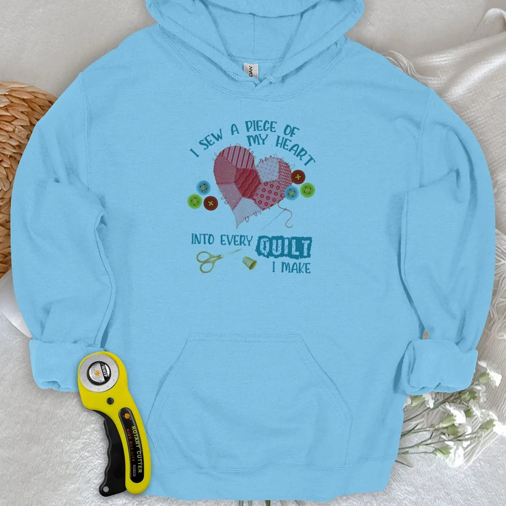 Heartstitched Quilt Love Hoodie