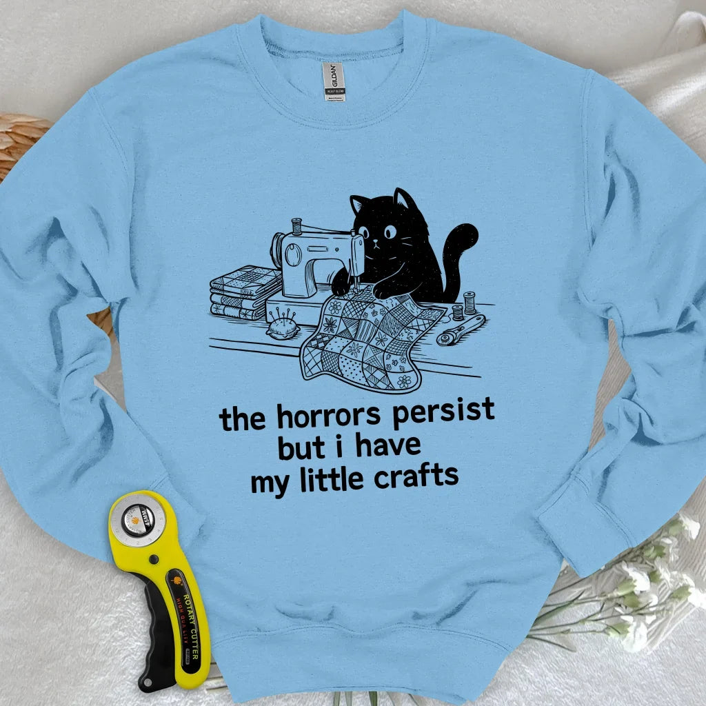 Little Crafts vs. The World Sweatshirt