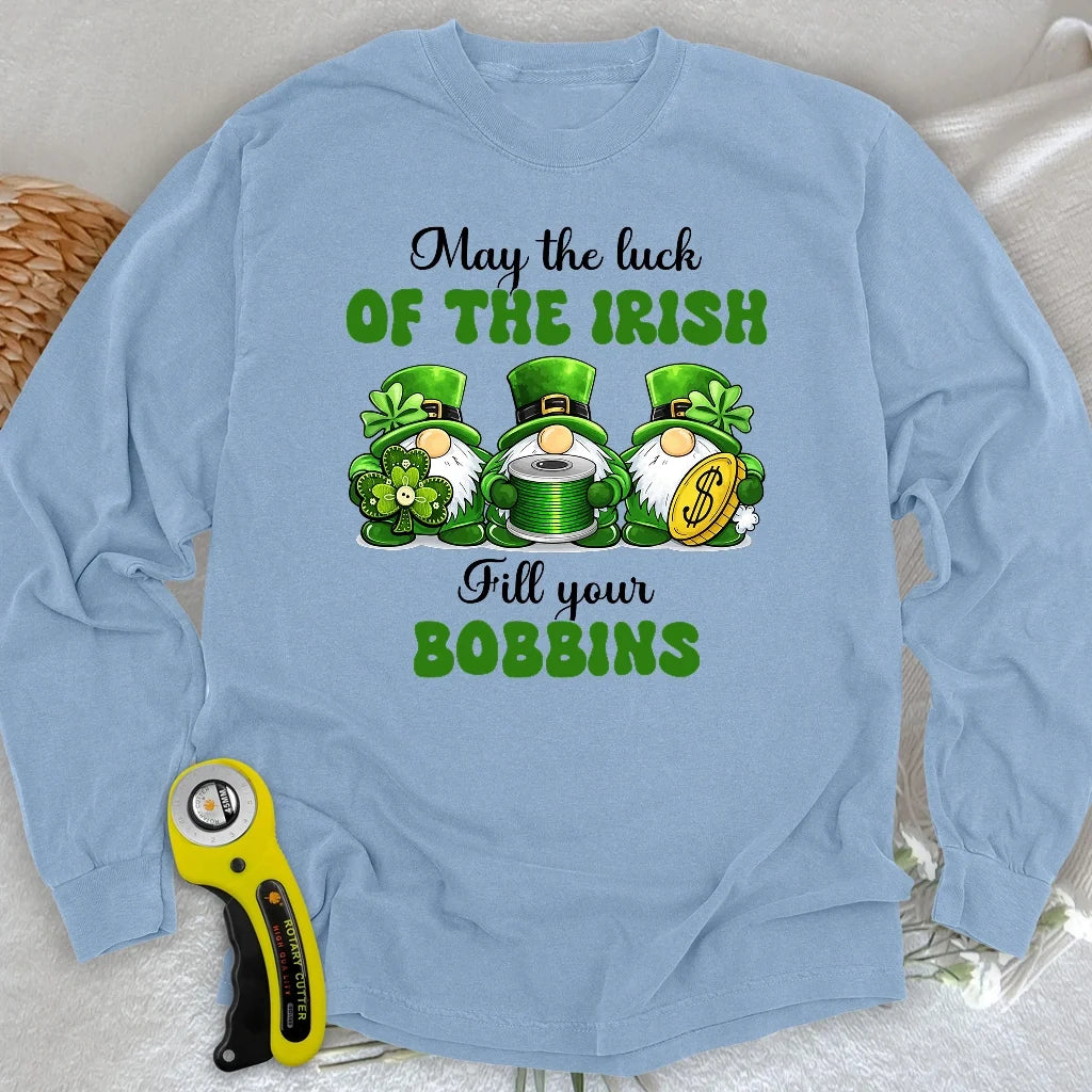 Lucky Bobbin Blessings Long Sleeve T-shirt