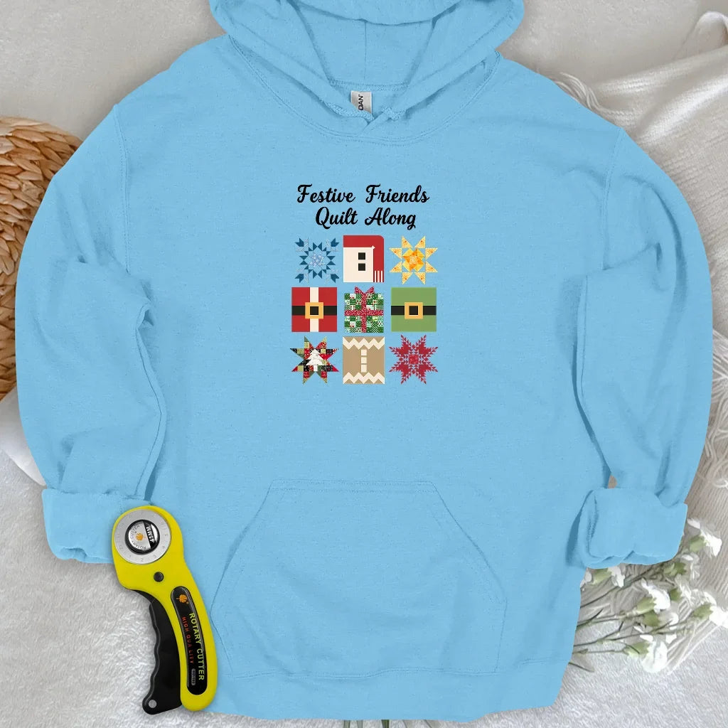 Merry Makers Quilt Hoodie