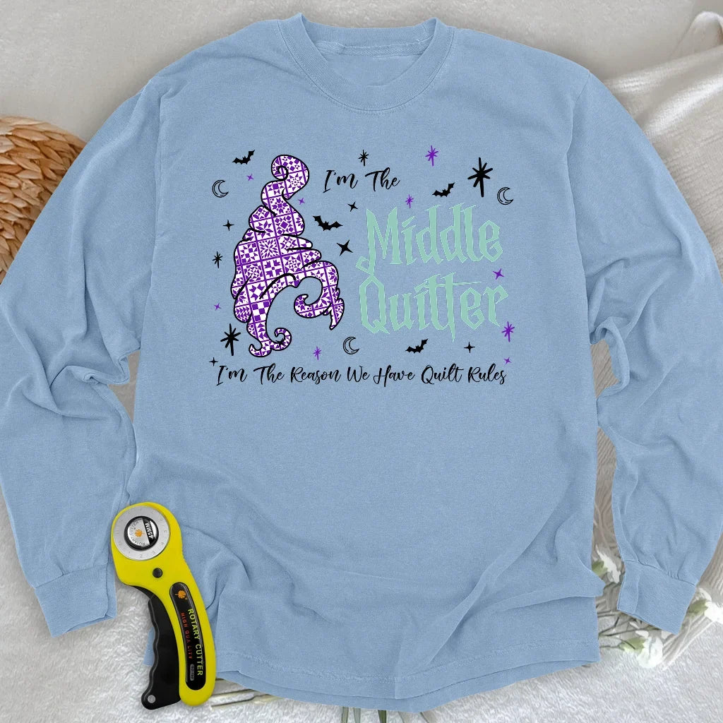 Middle Quilter Long Sleeve T-shirt