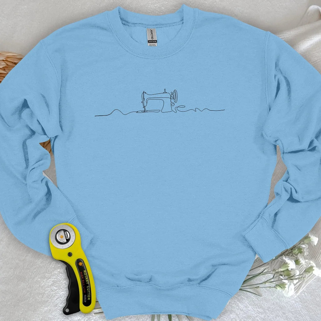 Minimalist Sewing Machine Sweatshirt
