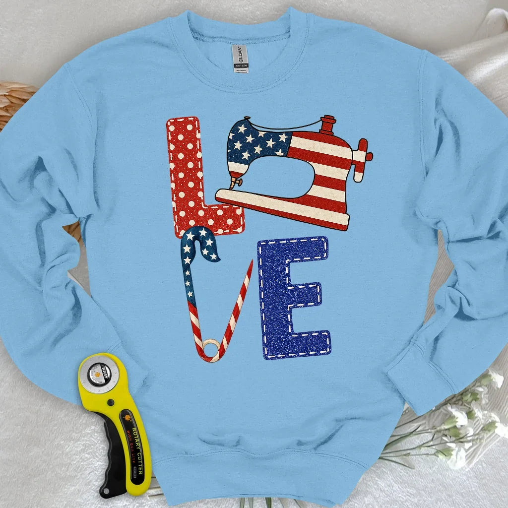 Patriotic Sewist Sweatshirt