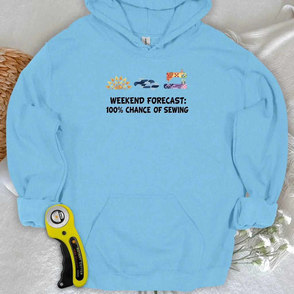 Quilter Weekend Forecast Hoodie