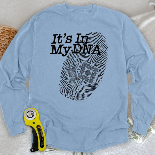 Quilting DNA Long Sleeve T-shirt