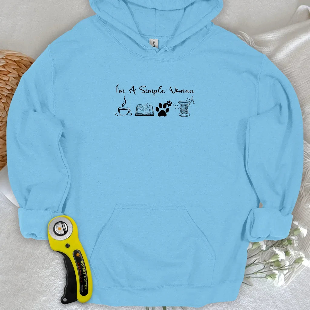 Quilting Woman Hoodie