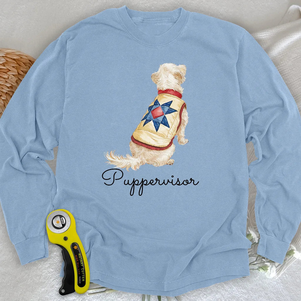Quilty Pup Star Long Sleeve T-shirt