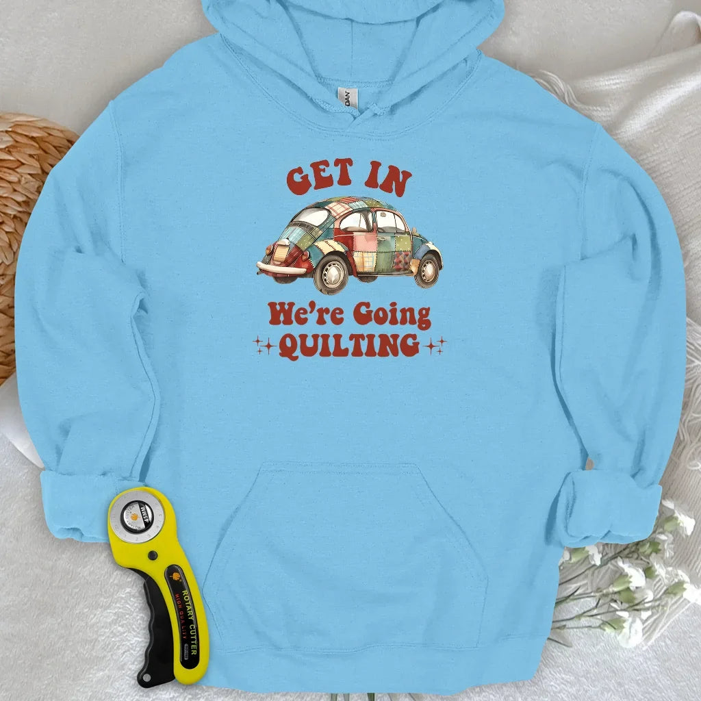 Quilty Road Trip Bug Hoodie