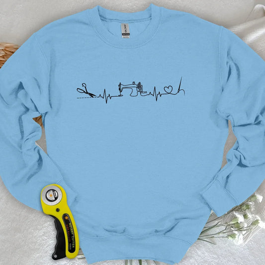 Sewing Heartbeat Sweatshirt