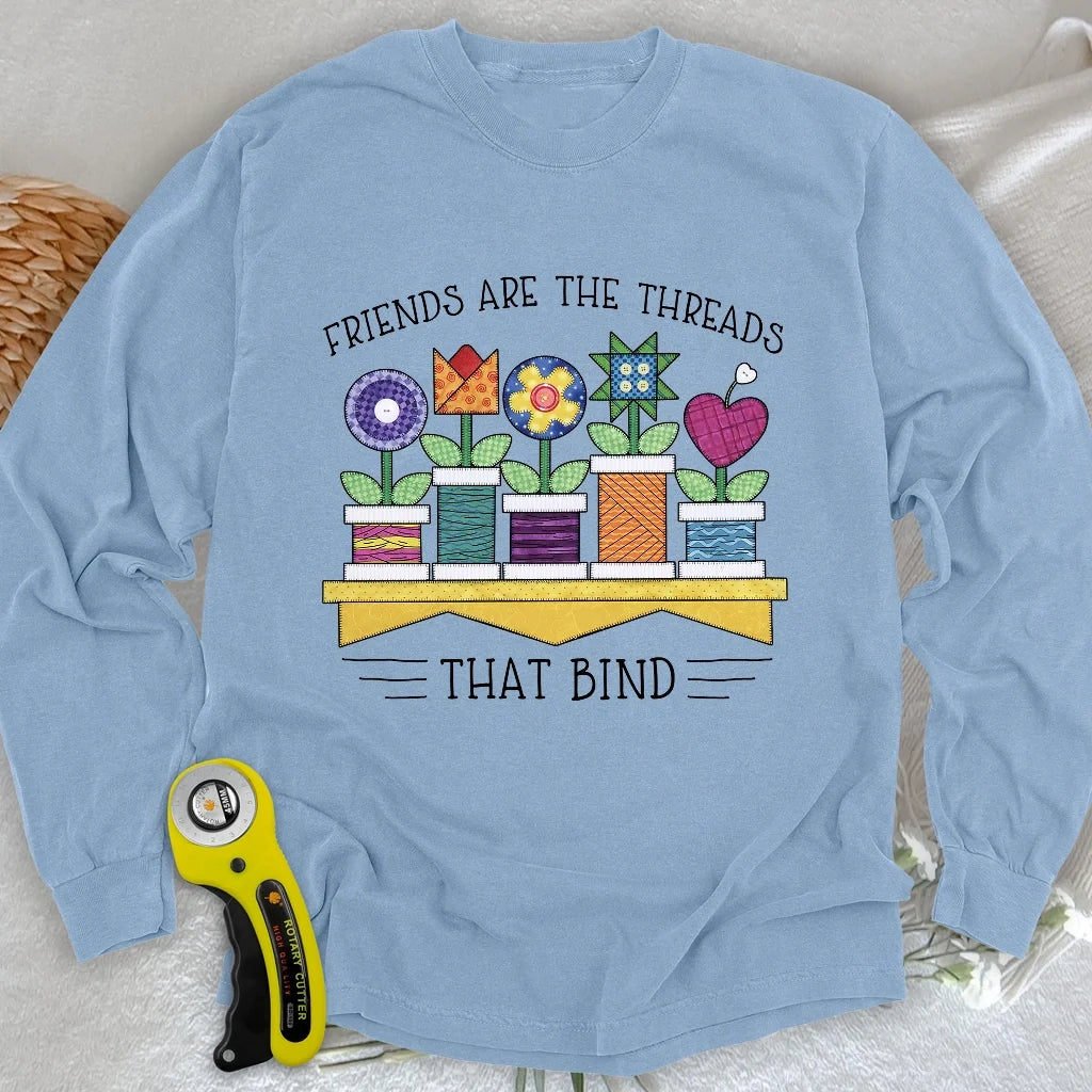 Spool Flowers Long Sleeve T-shirt