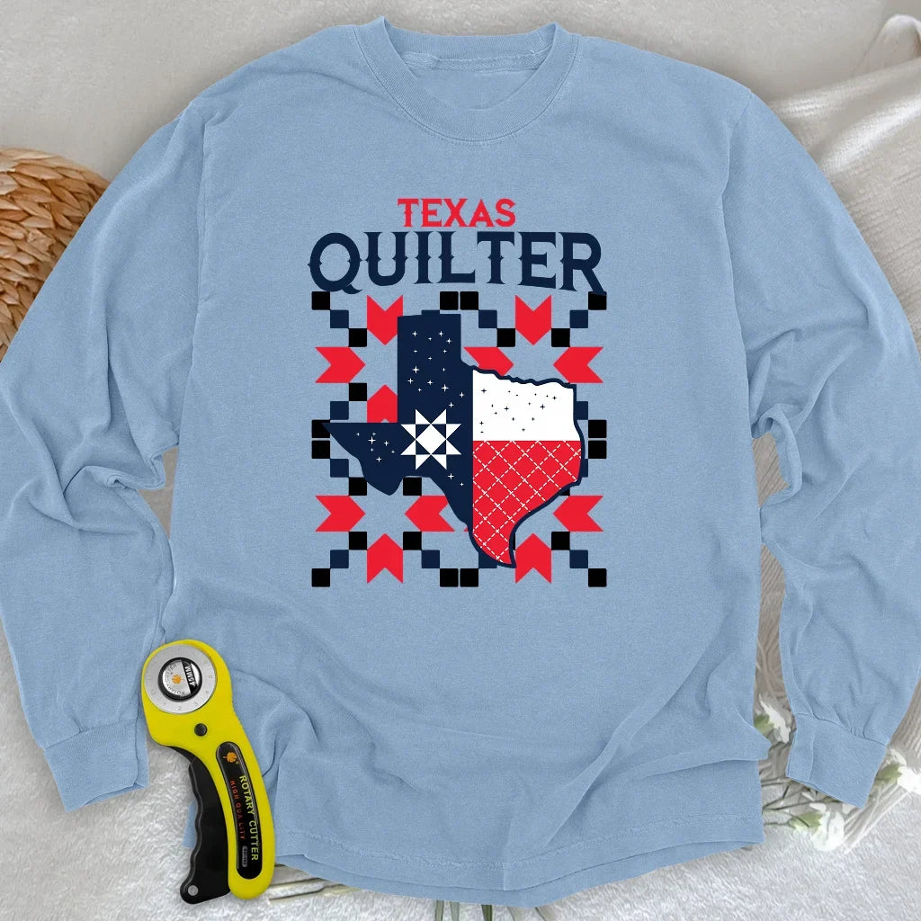 Texas Quilter Long Sleeve T-shirt