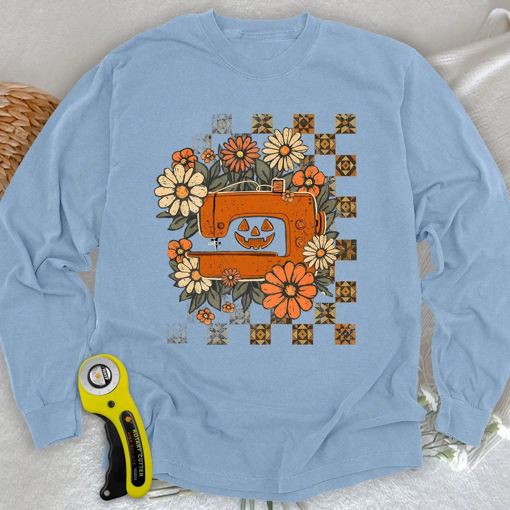 The Jack-o’-Quilter Long Sleeve T-shirt
