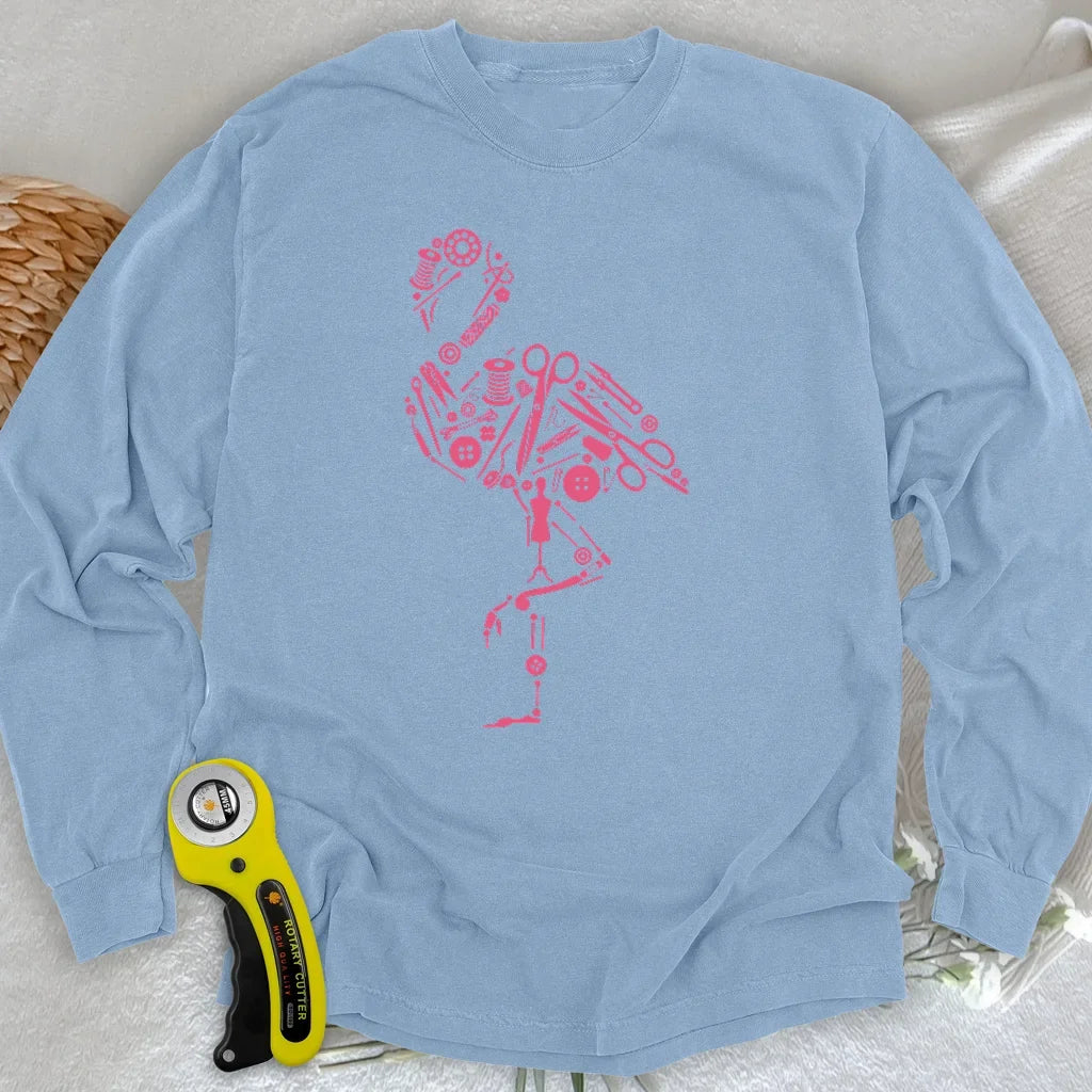 The Tailor's Flamingo Long Sleeve T-shirt