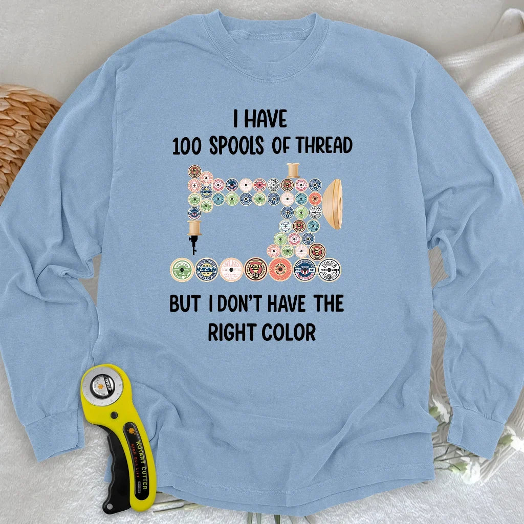 Threadful but Colorless Long Sleeve T-shirt