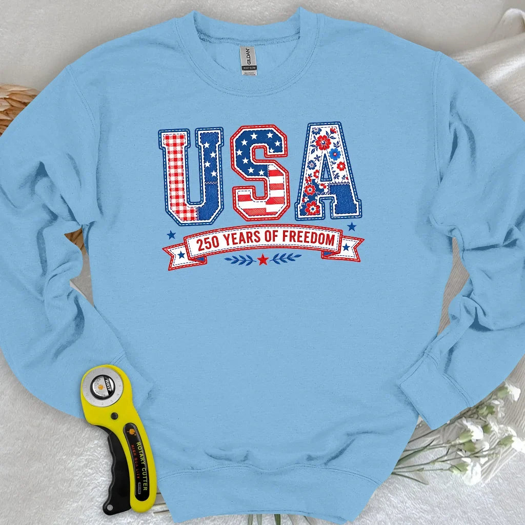 USA Patchwork Freedom Sweatshirt