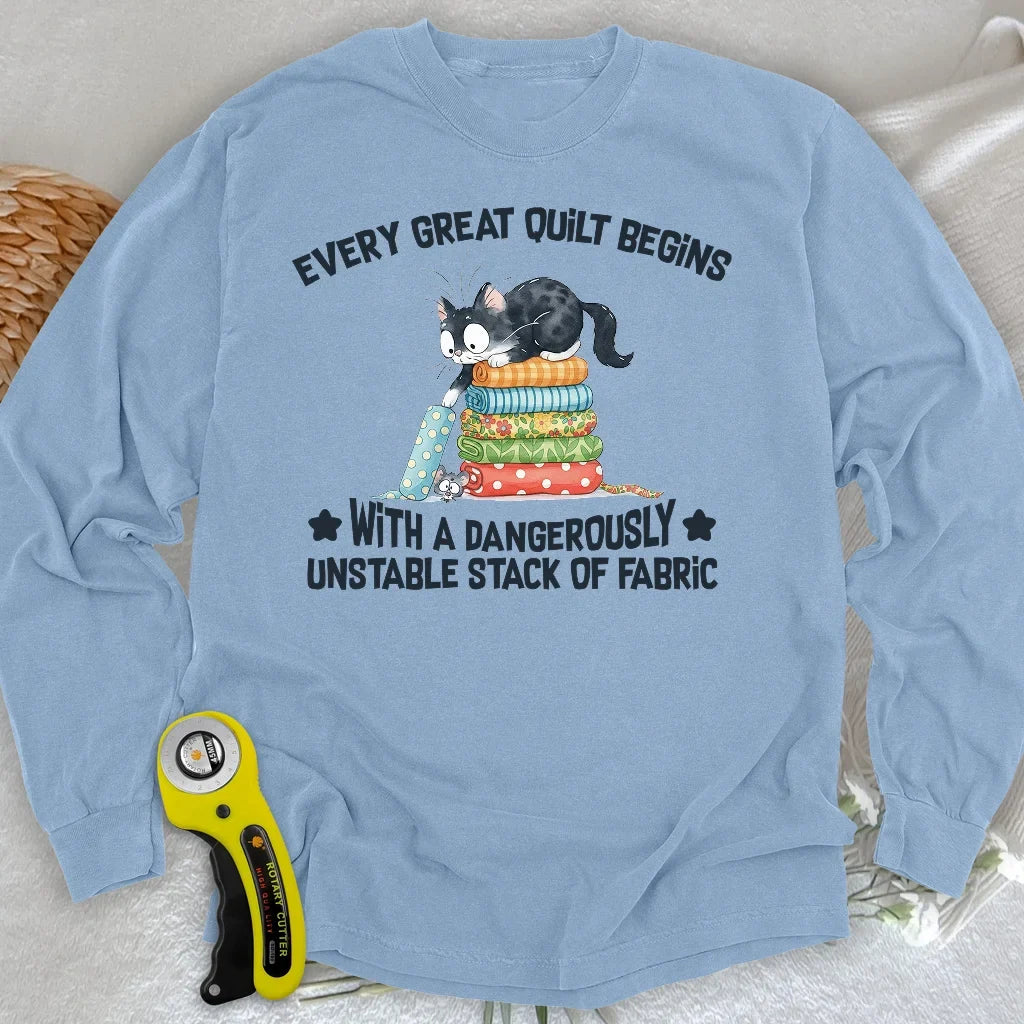 Unstable Fabric Long Sleeve T-shirt