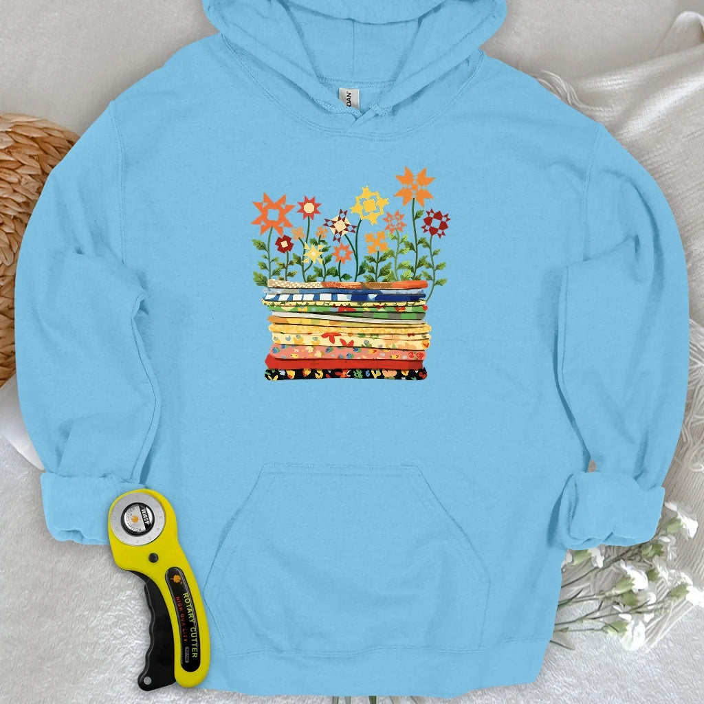 Where Quilts Bloom Hoodie