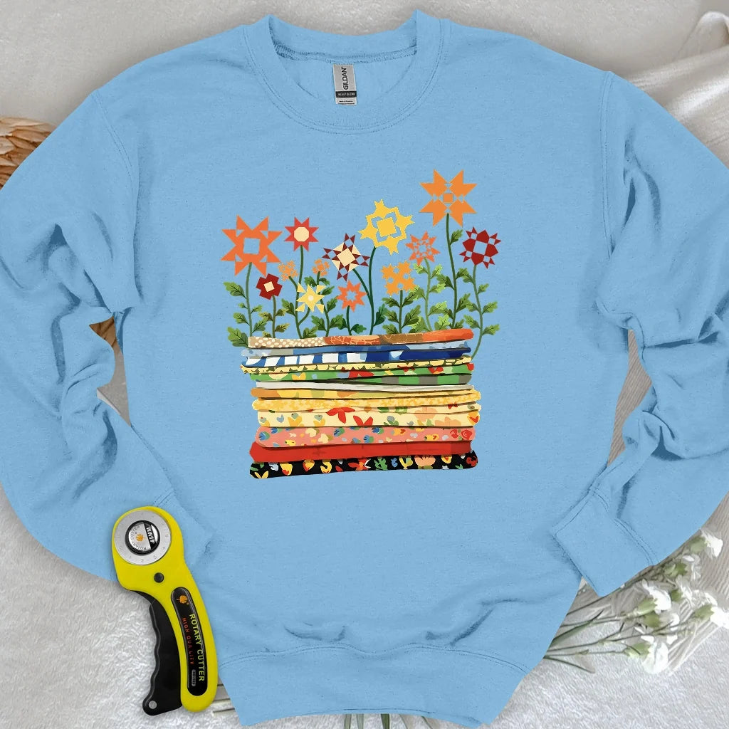 Where Quilts Bloom Sweatshirt