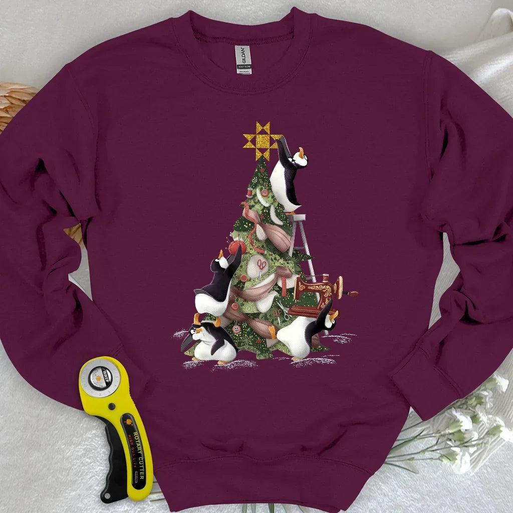 Blizzard Quilt Crew Sweatshirt