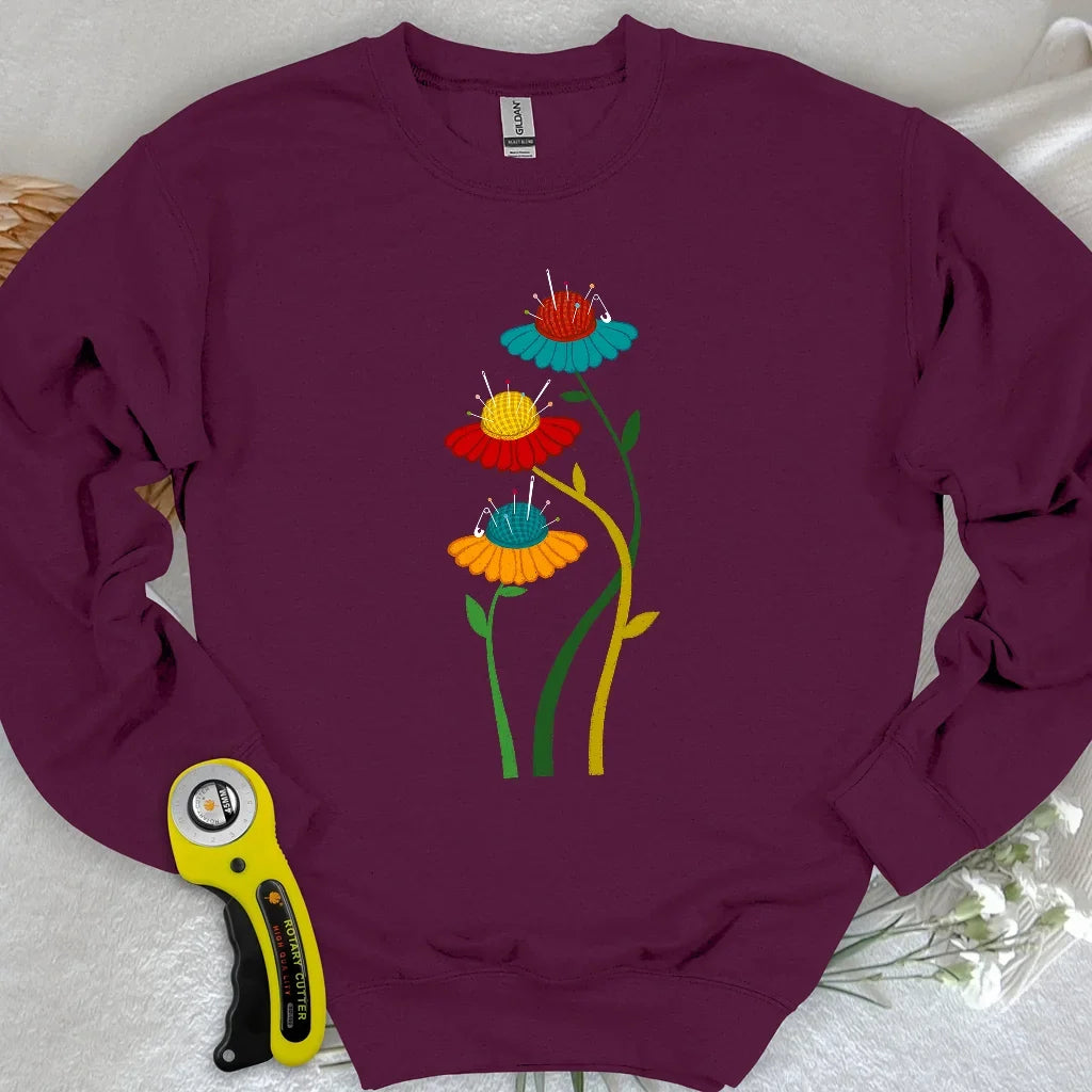 Blooming Pin Cushions Sweatshirt