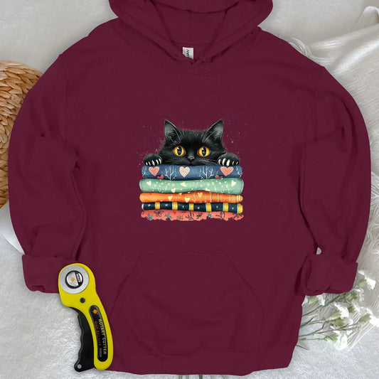 Cat On The Fabric Hoodie