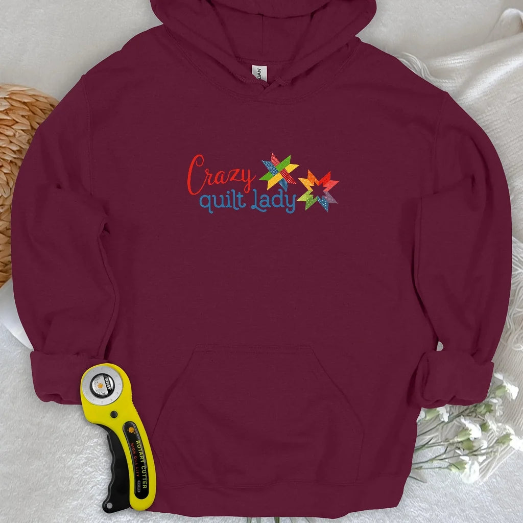 Crazy quilt lady Hoodie