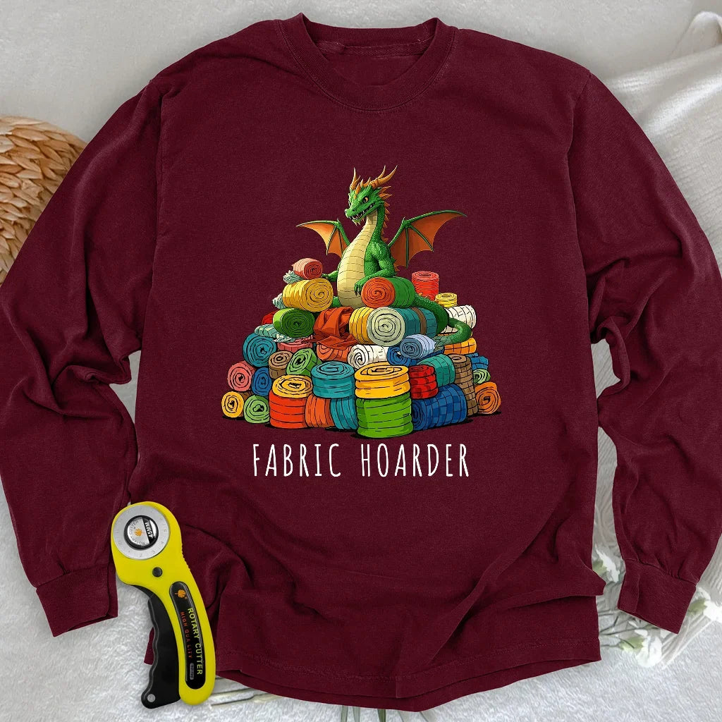 Dragon Fabric Hoarder Long Sleeve T-shirt