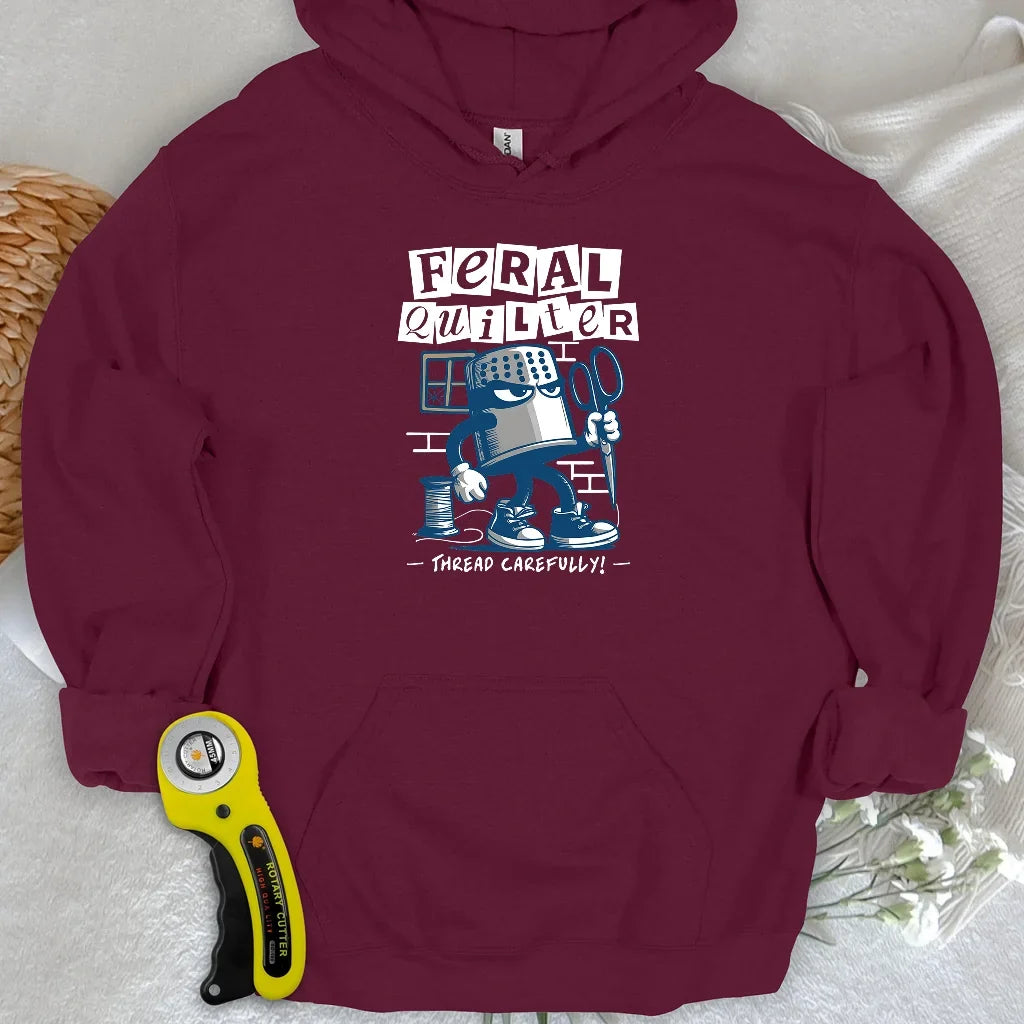 Feral Quilter Hoodie