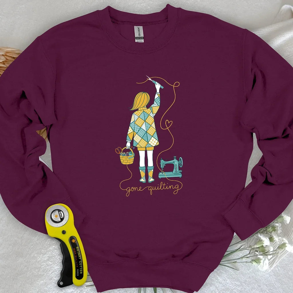 Gone quilting Sweatshirt
