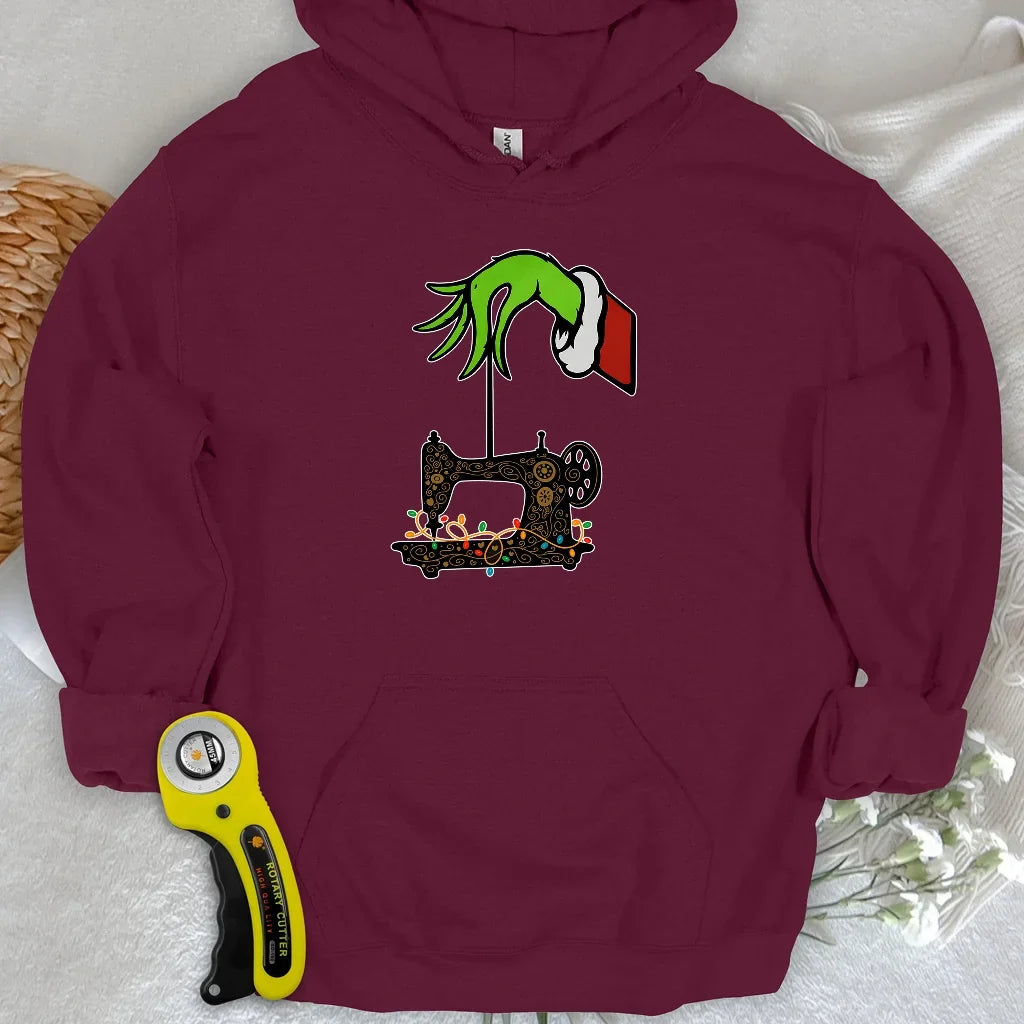 Grinch Stole Stitches Hoodie