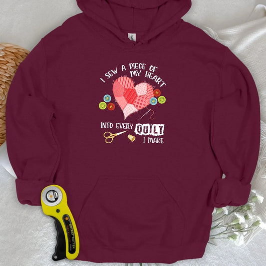 Heartstitched Quilt Love Hoodie