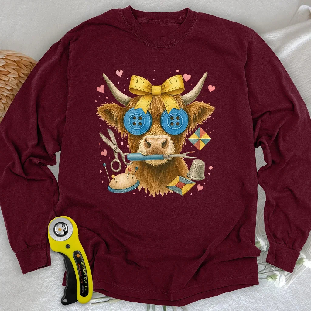 Highland Cow Long Sleeve T-shirt