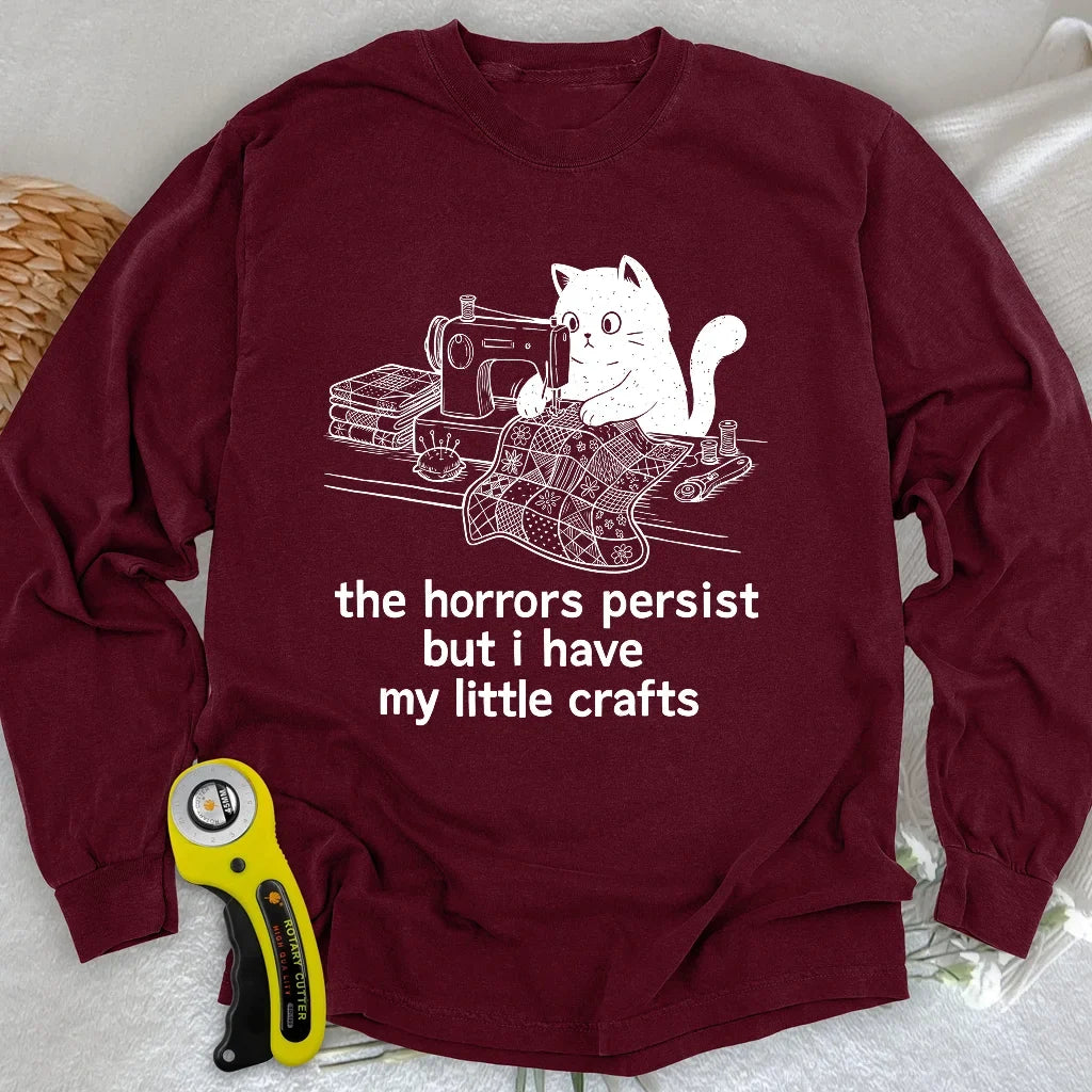 Little Crafts vs. The World Long Sleeve T-shirt