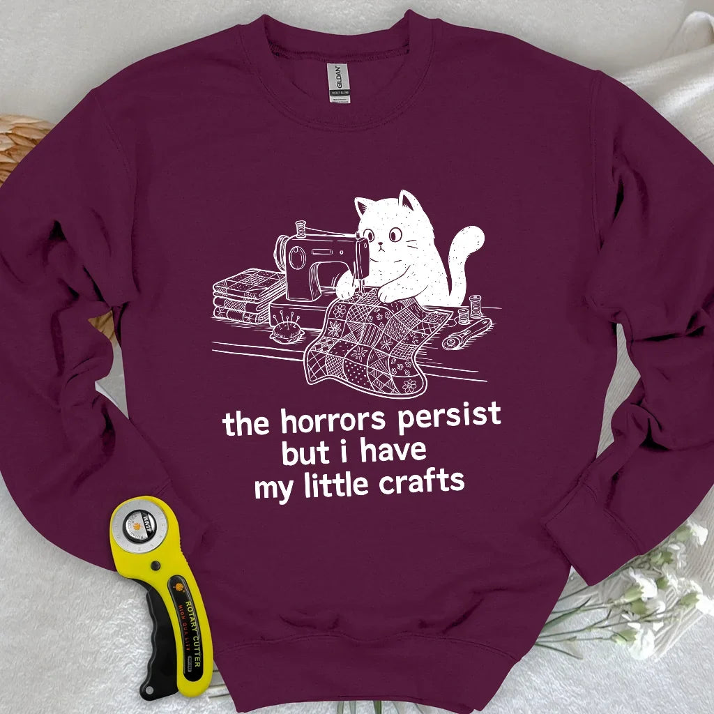 Little Crafts vs. The World Sweatshirt