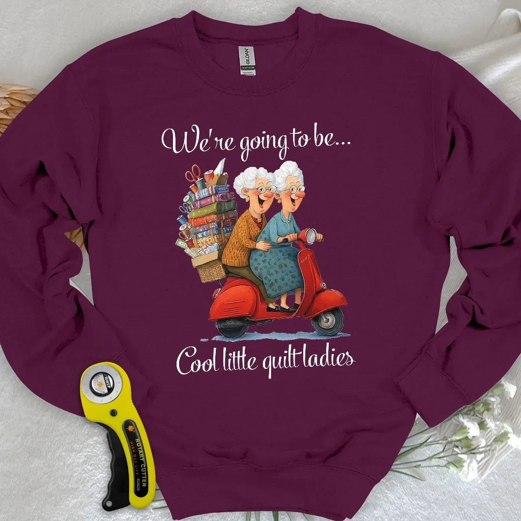 Little Quilt Ladies Sweatshirt