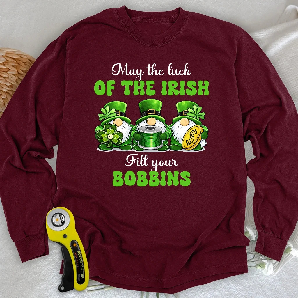 Lucky Bobbin Blessings Long Sleeve T-shirt