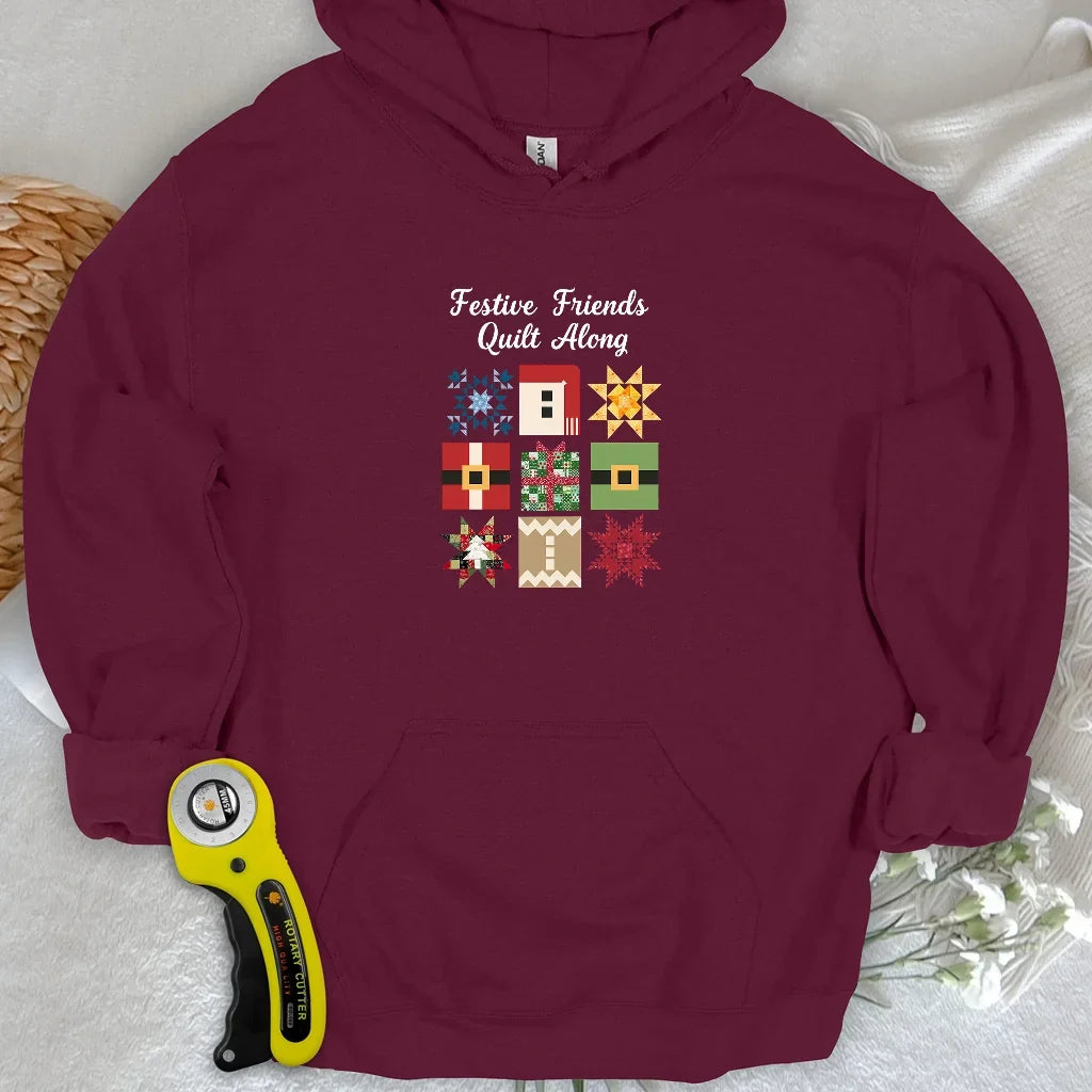 Merry Makers Quilt Hoodie
