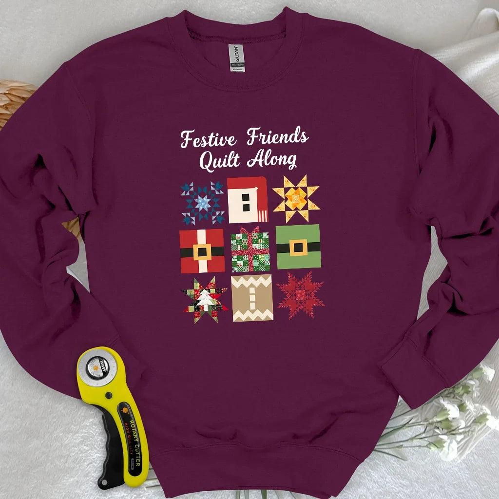 Merry Makers Quilt Sweatshirt