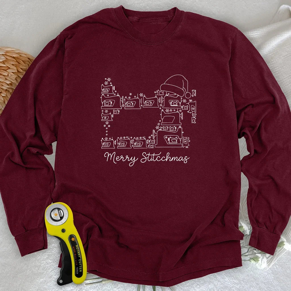 Merry Stitchmas Long Sleeve T-shirt